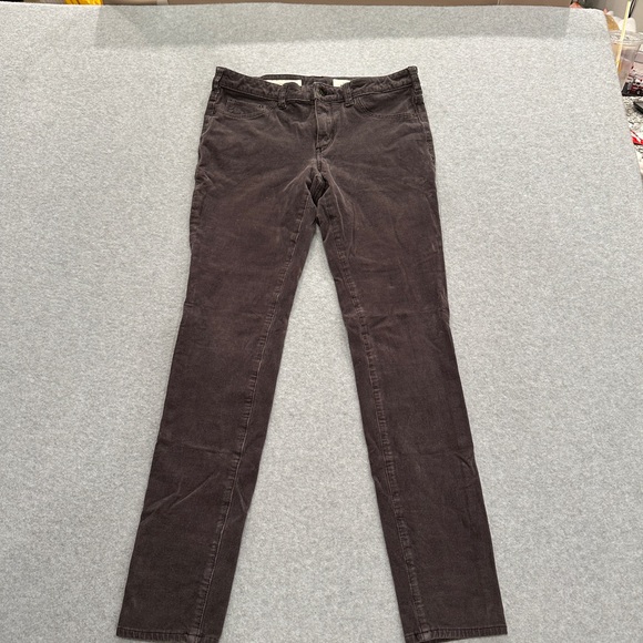 Pilcro and the Letterpress Pants - Pilcro and the Letterpress Charcoal Corduroy Pants